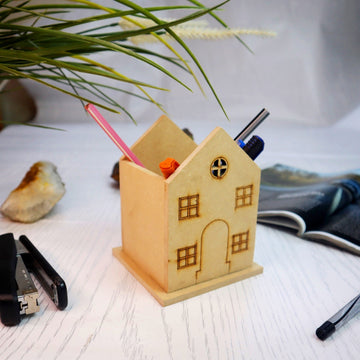 Premarked Hut Pen Stand